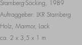 Starnberg-Söcking, 1989  Auftraggeber: LKR Starnberg  Holz, Mar