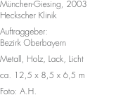 München-Giesing, 2003 Heckscher Klinik  Auftraggeber: Bezirk Ob